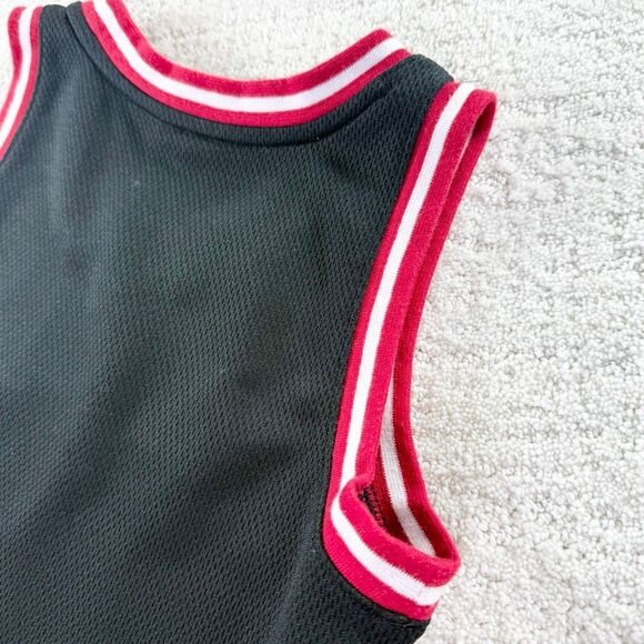 Jordan Black and Red Basketball Sleeveless Jersey Dress 23 - Kids M / 10-12 - Picture 6 of 8